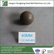 लौह अयस्क खदान के लिए 40 मिमी जाली स्टील बॉल