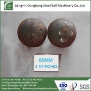 सोने के अयस्क खदान खनिज प्रसंस्करण के लिए 80 मिमी जाली गेंदें